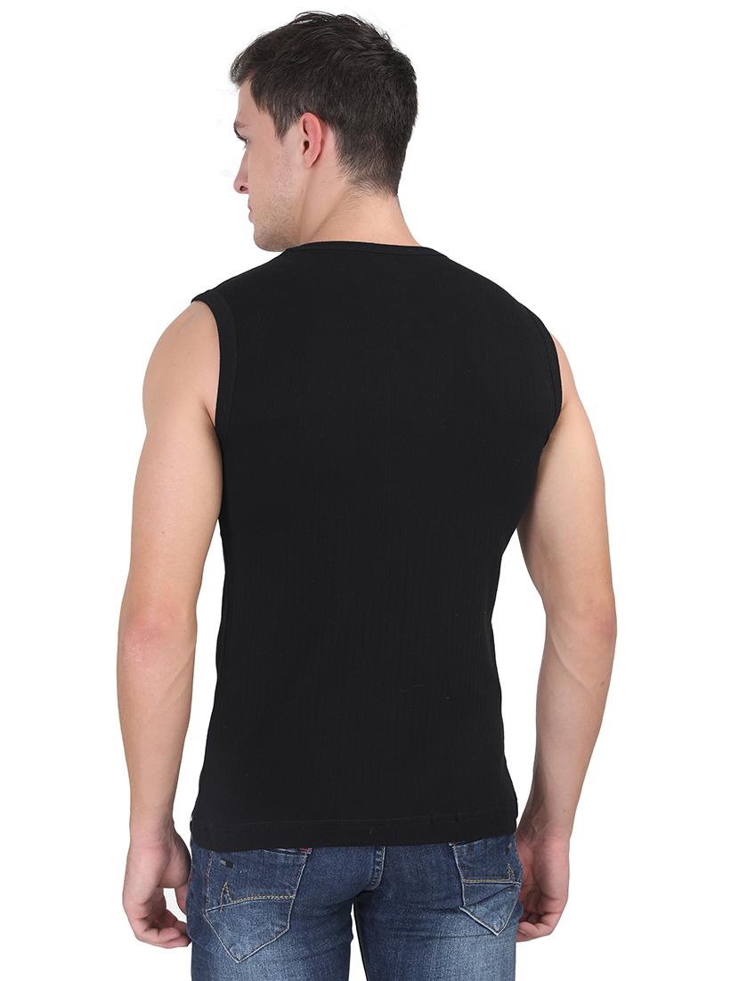 set of 2 black solid vest - 17250571 - Standard Image - 3