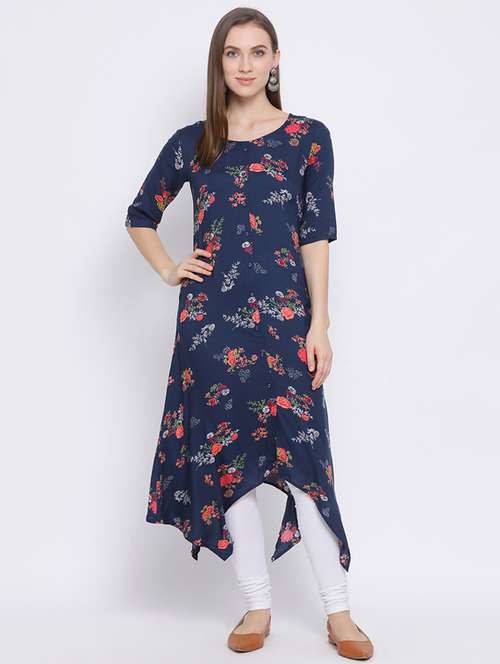 women's asymmetric kurta - 17271783 - Very Small Image - 1