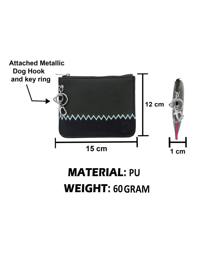 black leatherette (pu) regular pouch - 17277130 - Zoom Image - 6