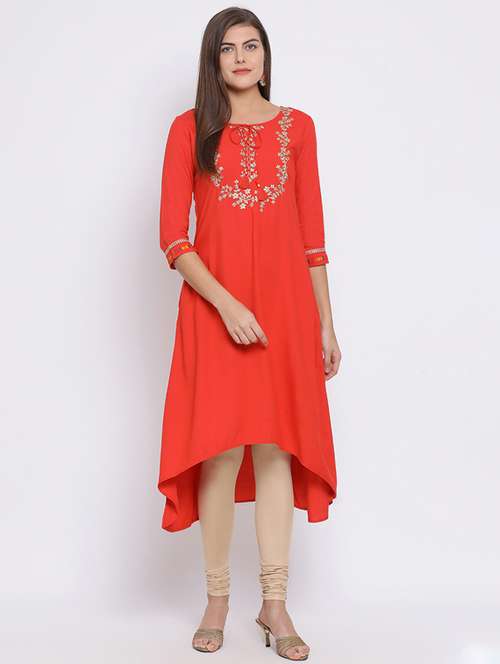 women's asymmetric kurta - 17282134 - Very Small Image - 1