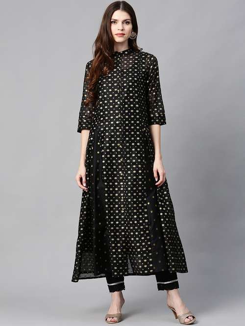 women's flared kurta - 17336998 - Very Small Image - 1