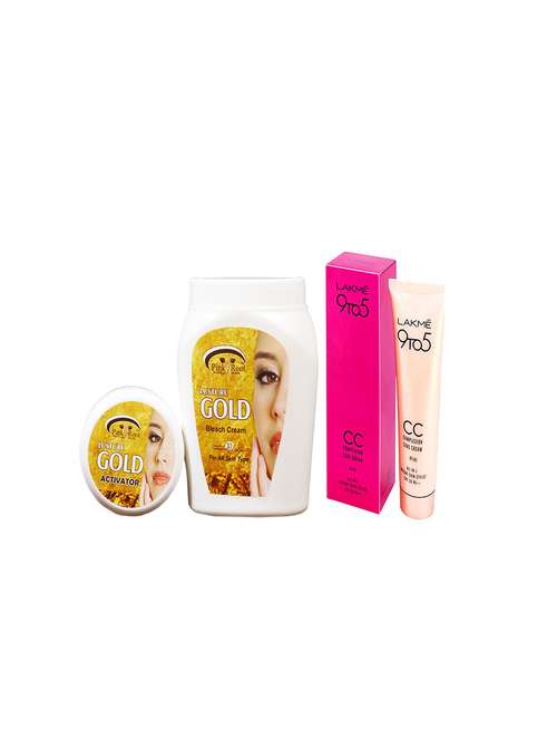 pink root gold bleach 1kg with lakme 9to5 cc cream - 17385283 - Very Small Image - 1