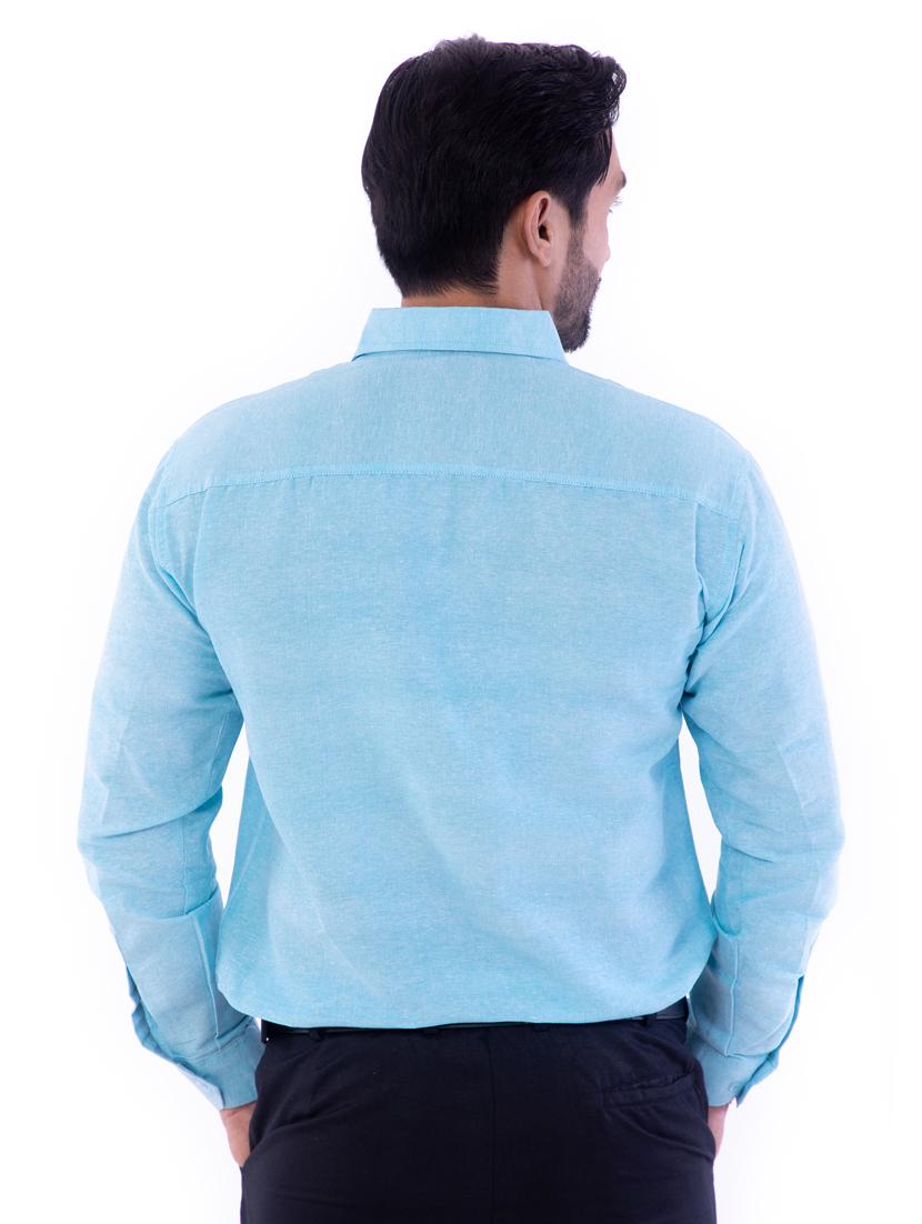 mens solid casual shirt - 17392688 - Standard Image - 5