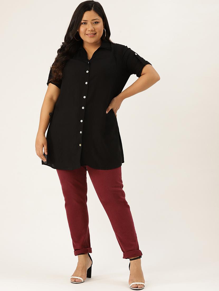 short sleeves plus shirt - 17418098 - Standard Image - 3
