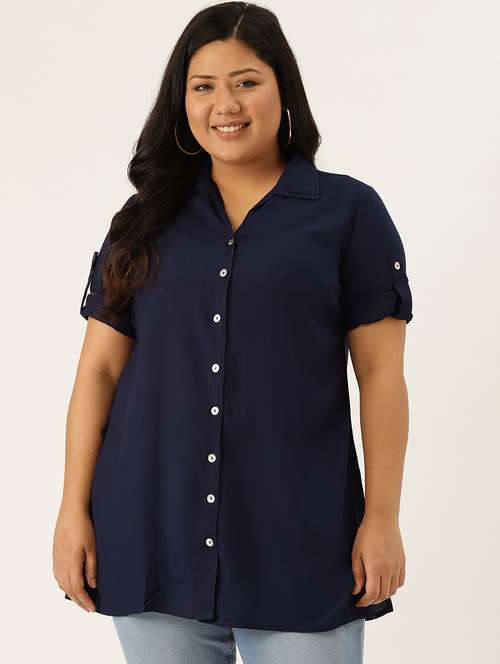 short sleeves plus shirt  - 17418099 - Very Small Image - 1