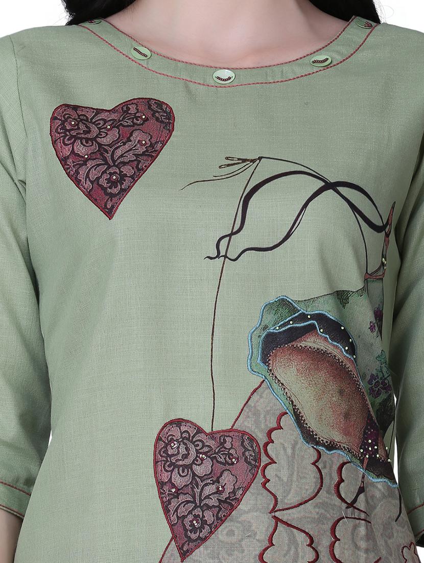 women's straight kurta - 17424410 - Zoom Image - 3