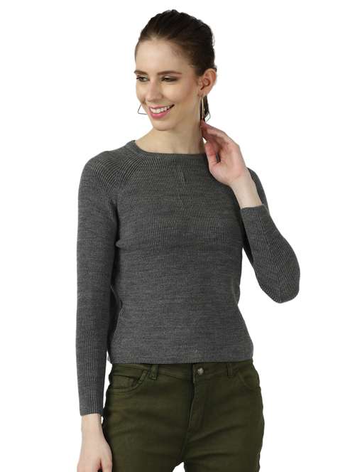 boat neck solid pullover  - 17428196 - Very Small Image - 1