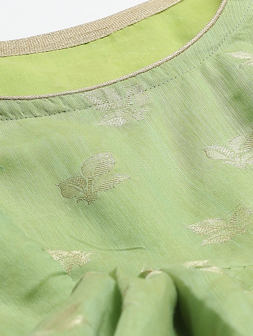 ethnic motifs unstitched suit - 17441837 - Standard Image - 4