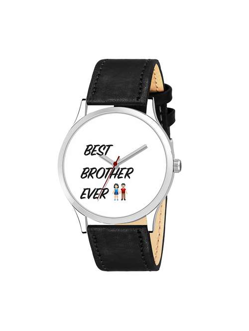 lorenz silver case | best brother ever | analogue watch for men | watch for boys- mk-3073k - 17462762 - Very Small Image - 1