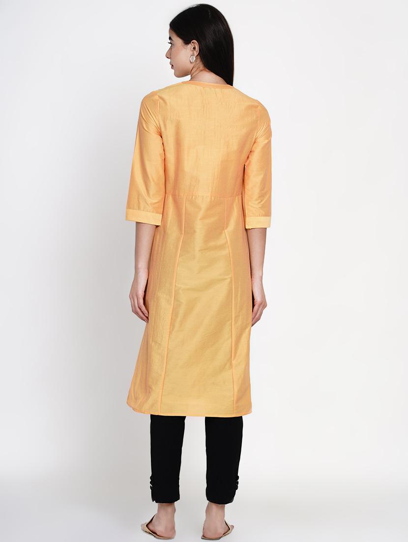 women's straight kurta - 17532485 - Zoom Image - 2