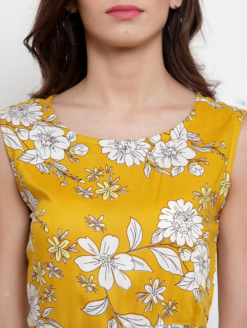women's fit & flare floral dress - 17588200 - Standard Image - 3