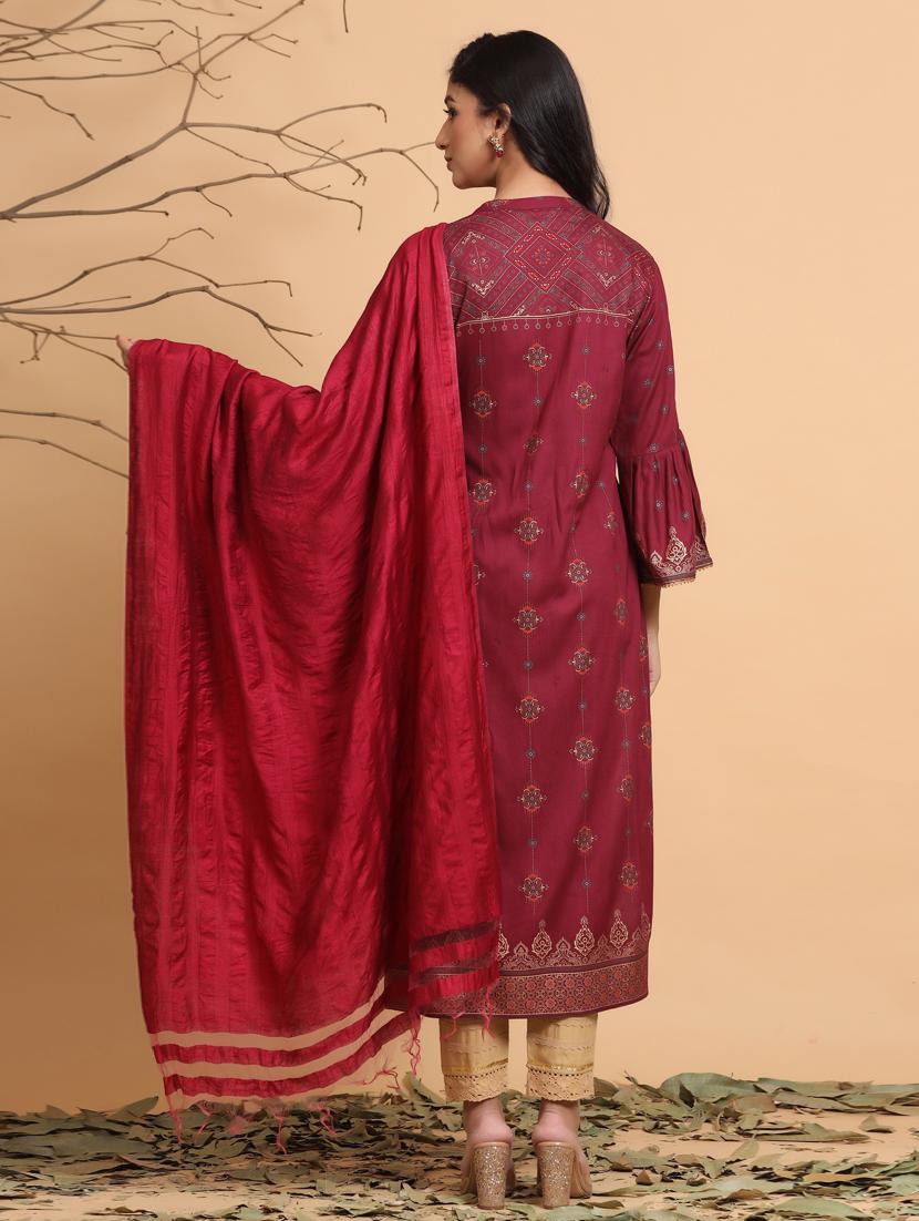 women's straight kurta - 17588662 - Standard Image - 3