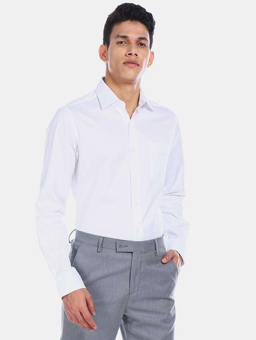 white striped formal shirt - 17618166 - Very Small Image - 1