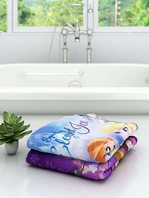 athom trendz disney kids bath towel 60x120 cm pack of 2 - 17632836 - Very Small Image - 1