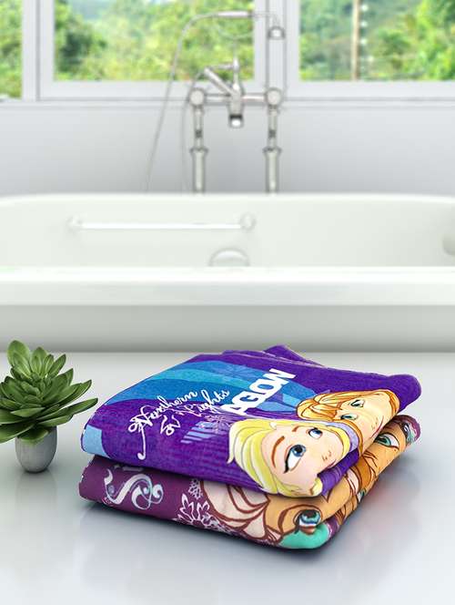 athom trendz disney kids bath towel 60x120 cm pack of 2 - 17632852 - Very Small Image - 1