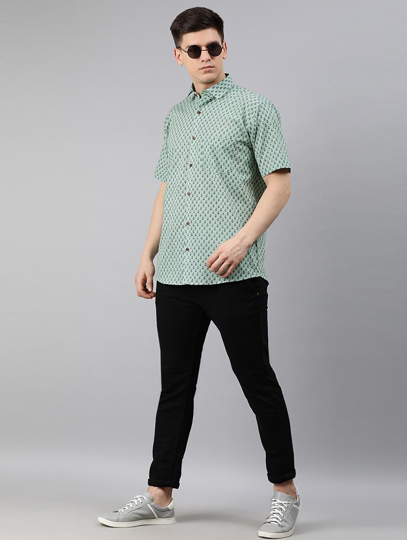 mens florals casual shirt - 17633948 - Standard Image - 3