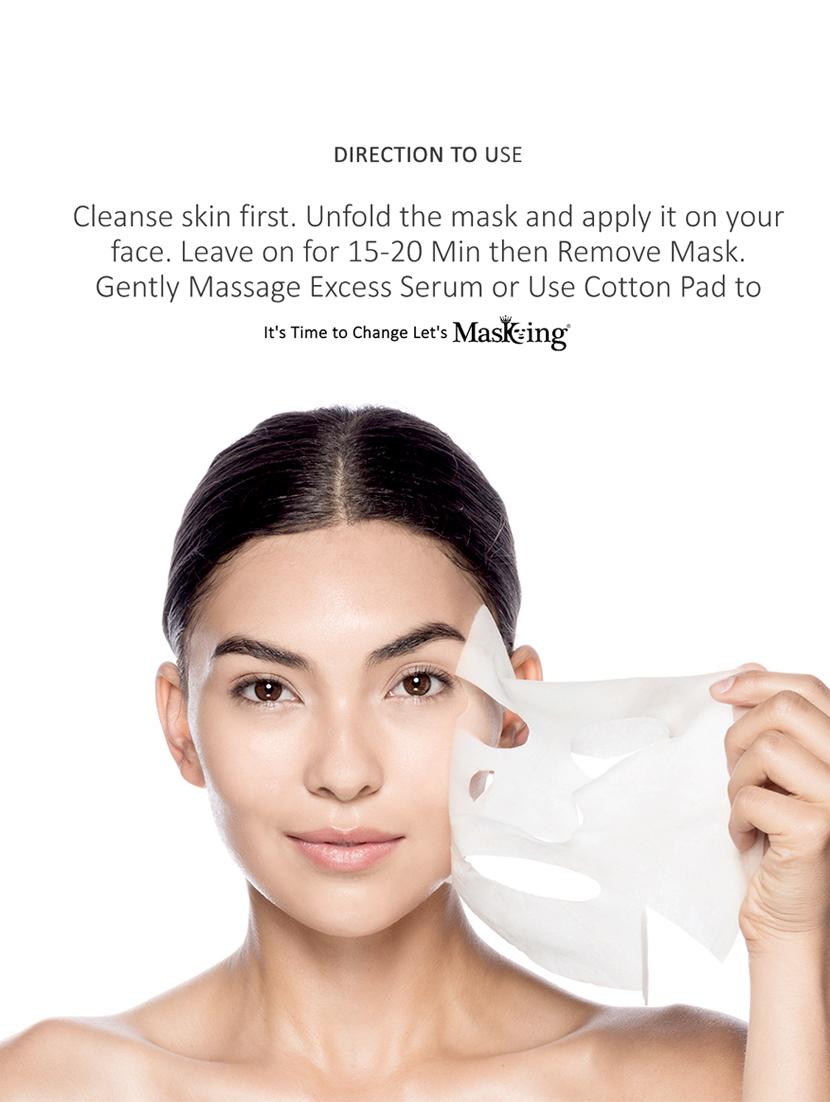 masking beauty facial sheet mask of cucumber extract for skin calming for women and men, 80ml (pack of 4) - 17679431 - Standard Image - 4