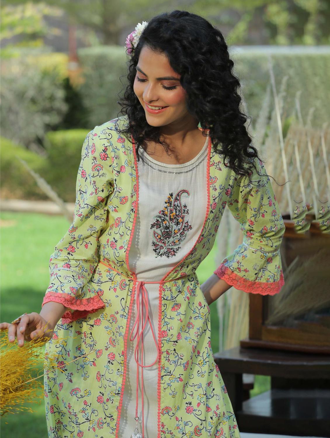 women's layered kurta - 17739111 - Zoom Image - 3