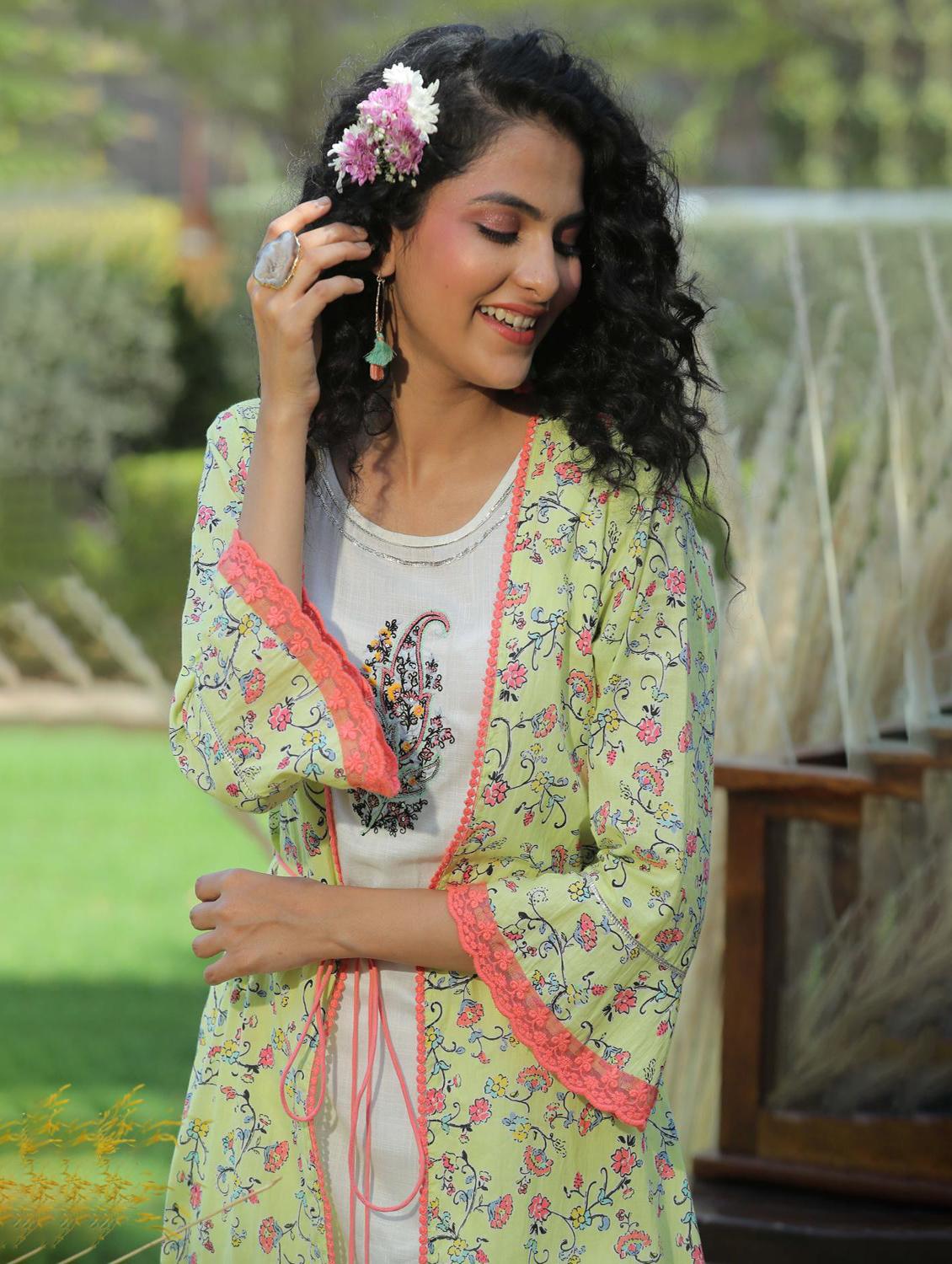 women's layered kurta - 17739111 - Zoom Image - 4
