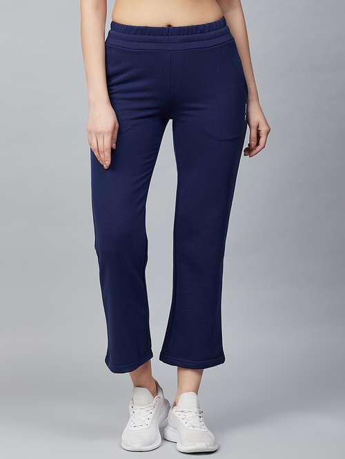 navy blue polyester track pants - 17750664 - Very Small Image - 1