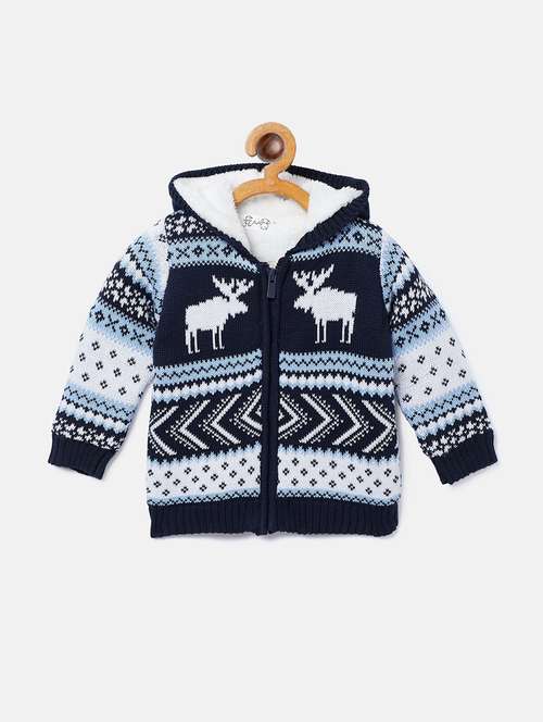 navy blue wool sweater - 17754759 - Very Small Image - 1