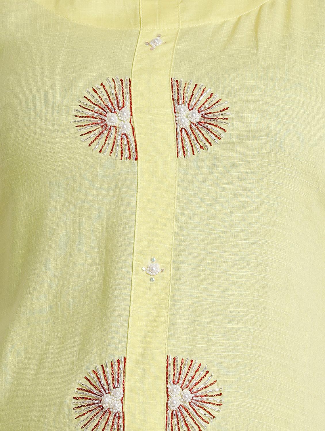 embellished straight kurti - 17779233 - Zoom Image - 4