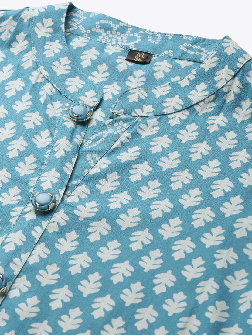 printed kurta palazzo set - 17794535 - Zoom Image - 4