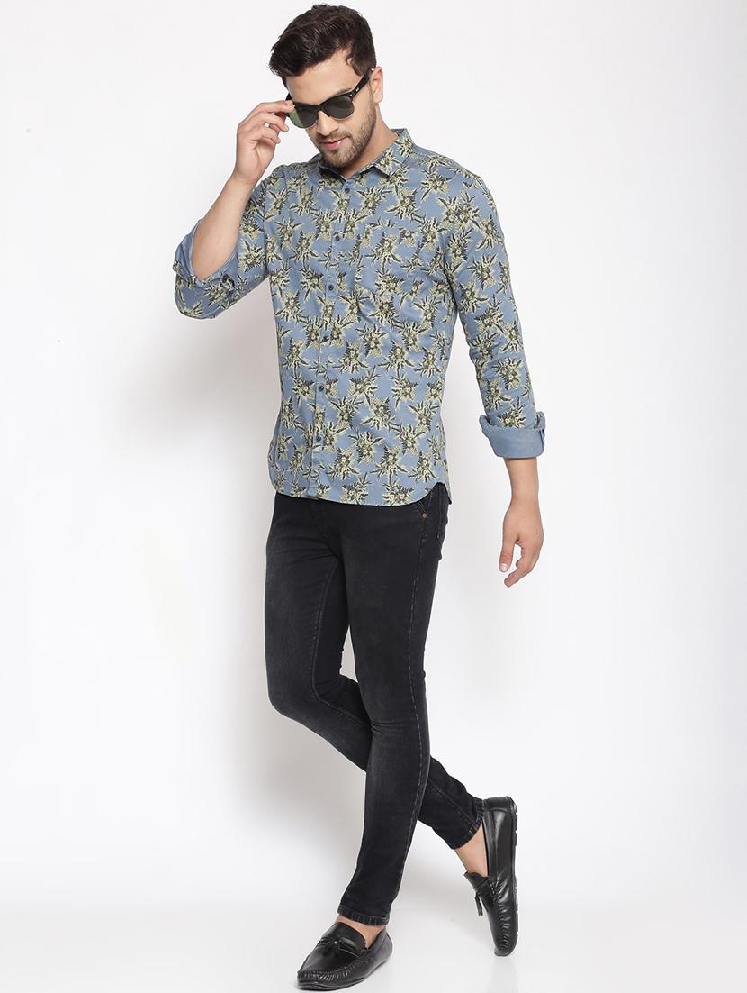 mens florals casual shirt - 17795903 - Standard Image - 3