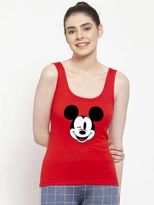 women's tank top shoulder strap top - 17807461 - Very Small Image - 1