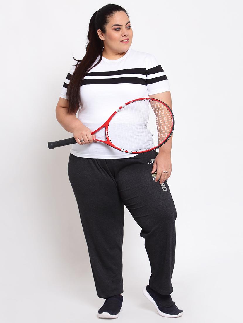 mid rise solid track pant - 17896732 - Zoom Image - 3