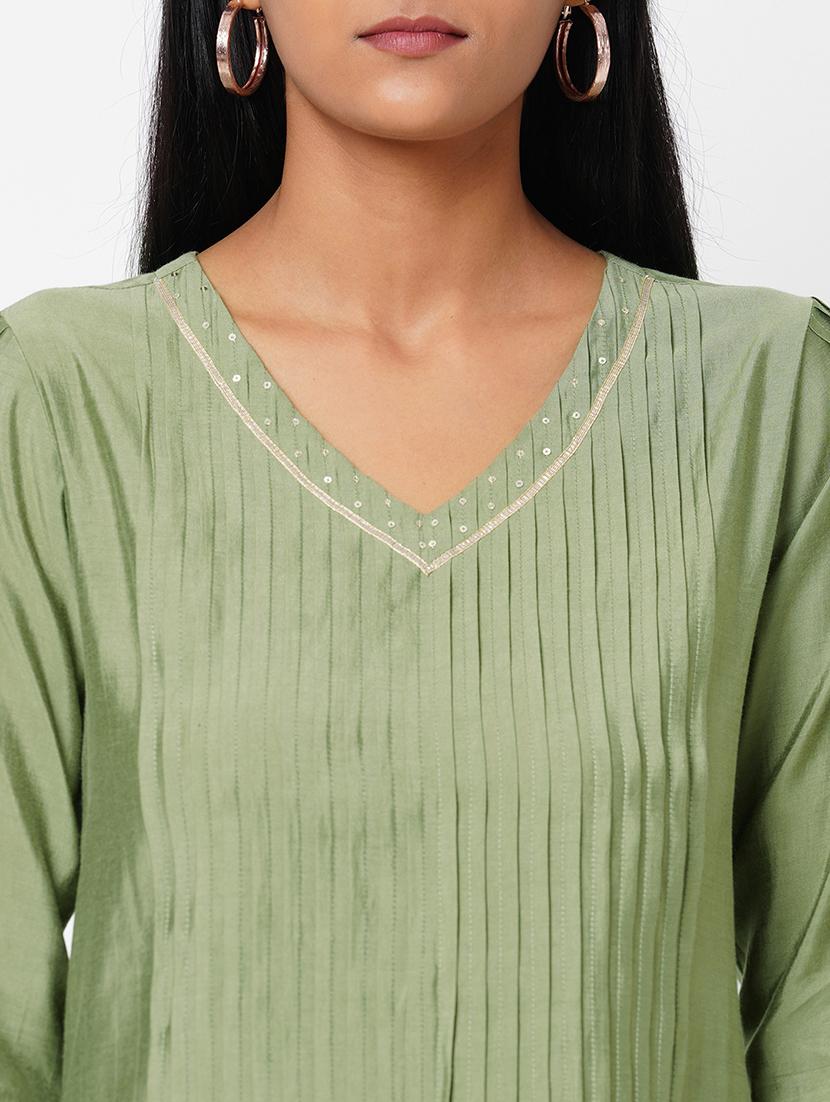 women's straight kurta - 17971042 - Standard Image - 4