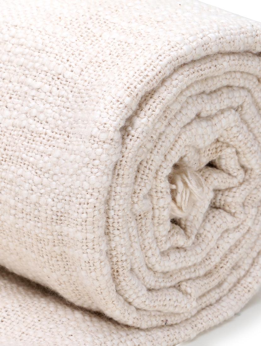 mezposh droplet natural polycotton self design textured sofa throw (48in x 72in) - 17977819 - Zoom Image - 4