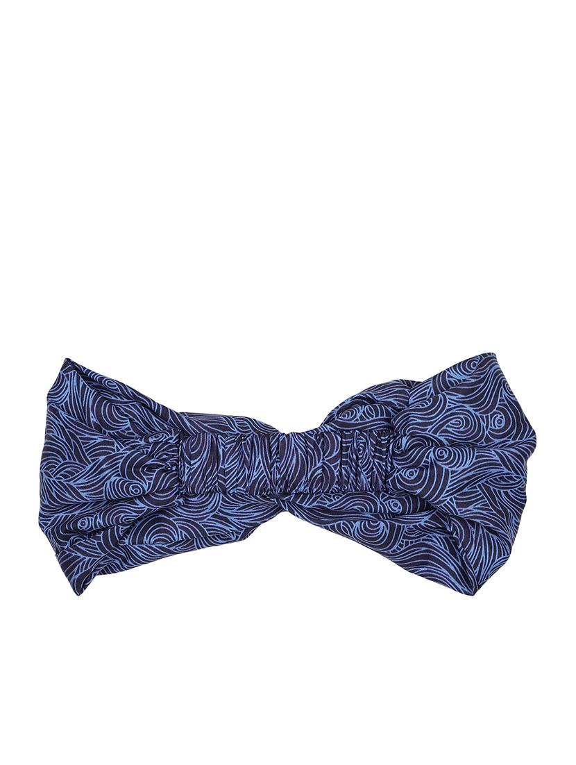 blue printed viscose headband and scrunchy combo pack - 17987259 - Zoom Image - 3