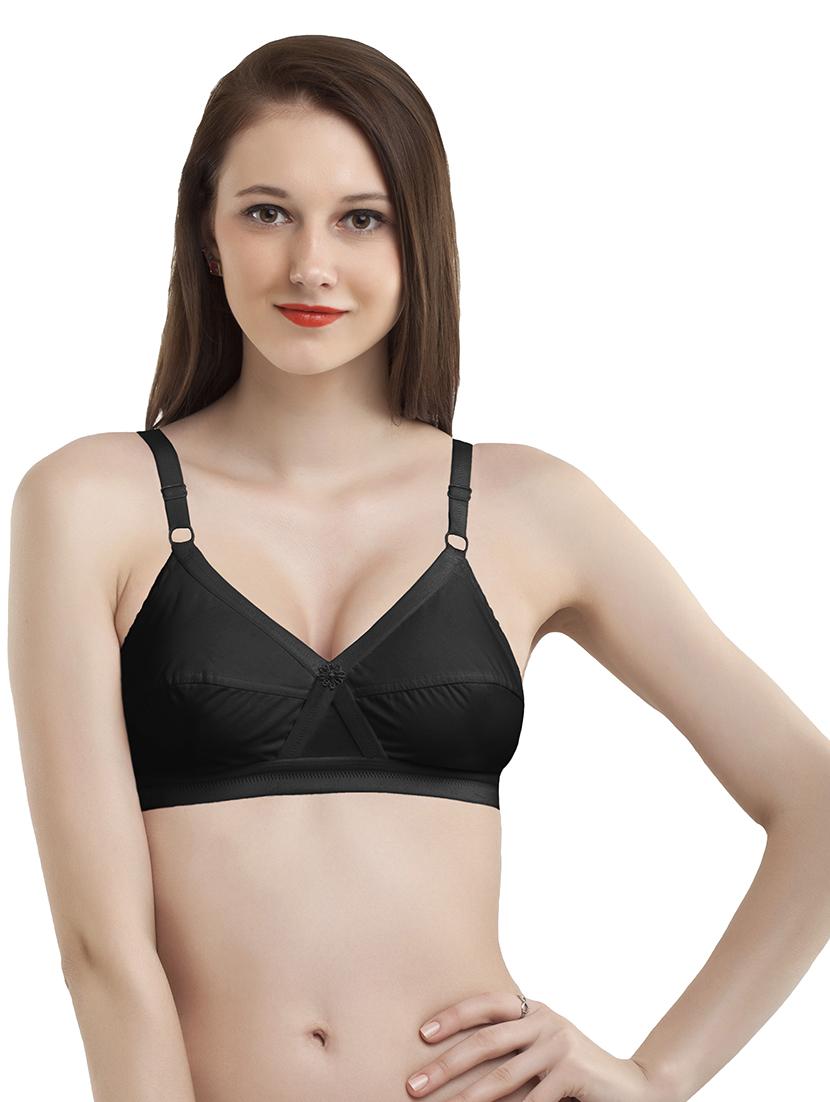 set of 2 solid regular bra - 18009694 - Standard Image - 3