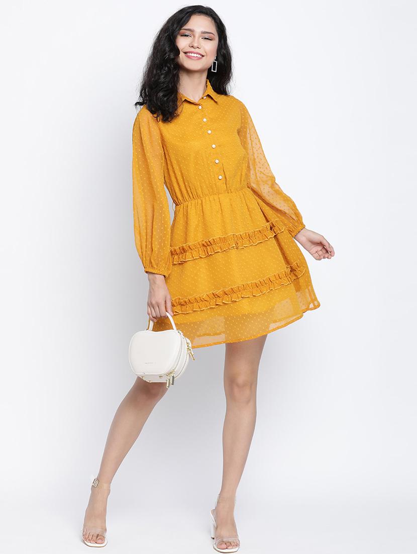 women's tiered dress swiss dots dress - 18014405 - Zoom Image - 3