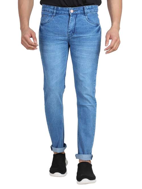mens slim fit plain jeans - 18021832 - Very Small Image - 1
