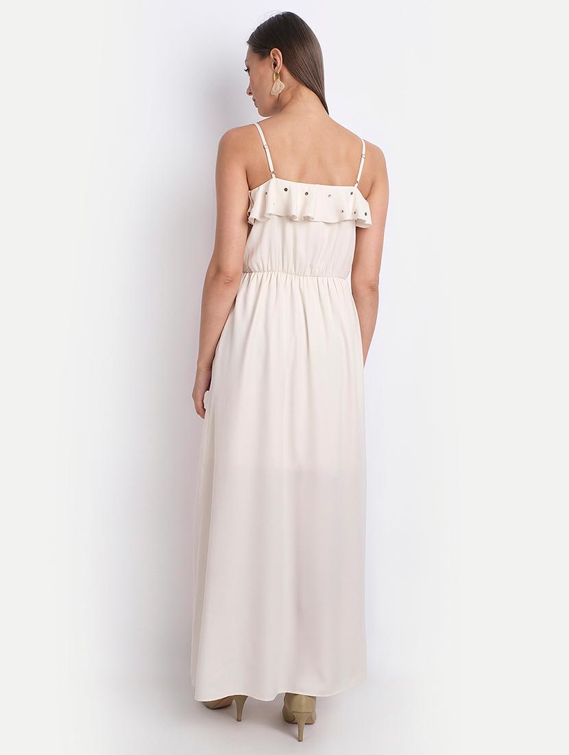 women's asymmetric maxi dress - 18051324 - Standard Image - 3