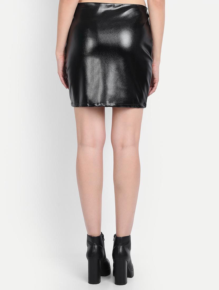 black solid pencil skirts skirt - 18141590 - Standard Image - 2