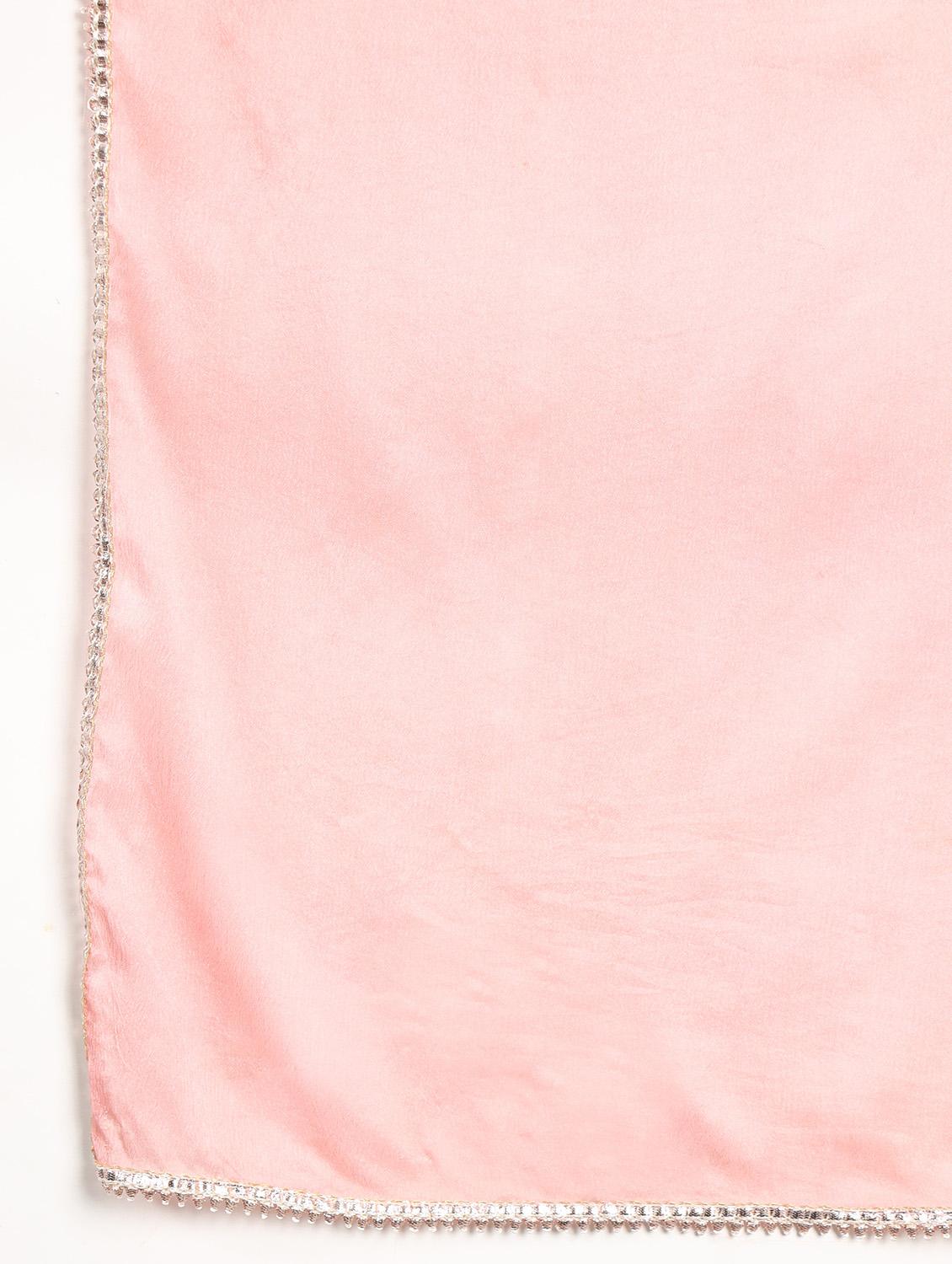 pink kurta pant set with dupatta - 18150626 - Zoom Image - 5