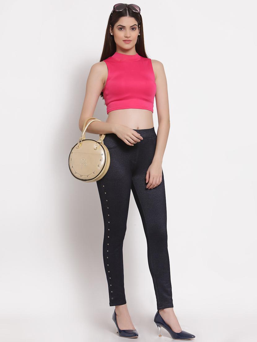 mid rise solid jegging - 18178142 - Zoom Image - 3