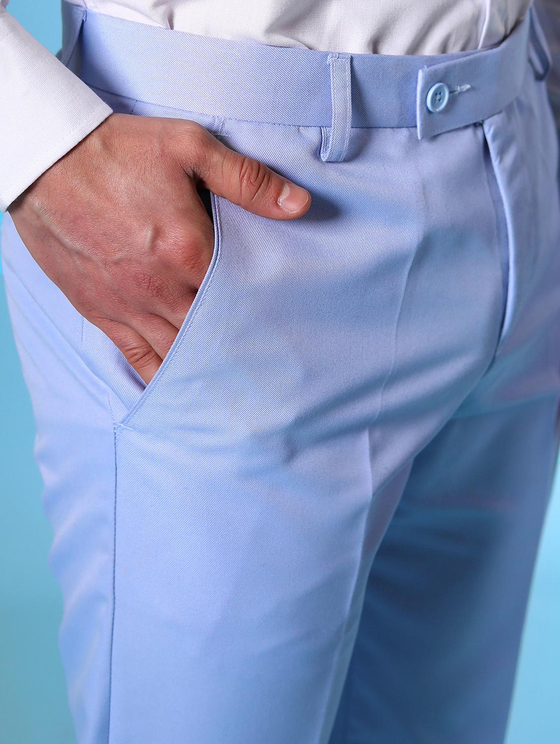 purist blue solid formal trouser - 18182087 - Zoom Image - 5