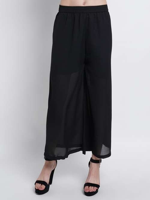 mid rise flared palazzo - 18191625 - Very Small Image - 1