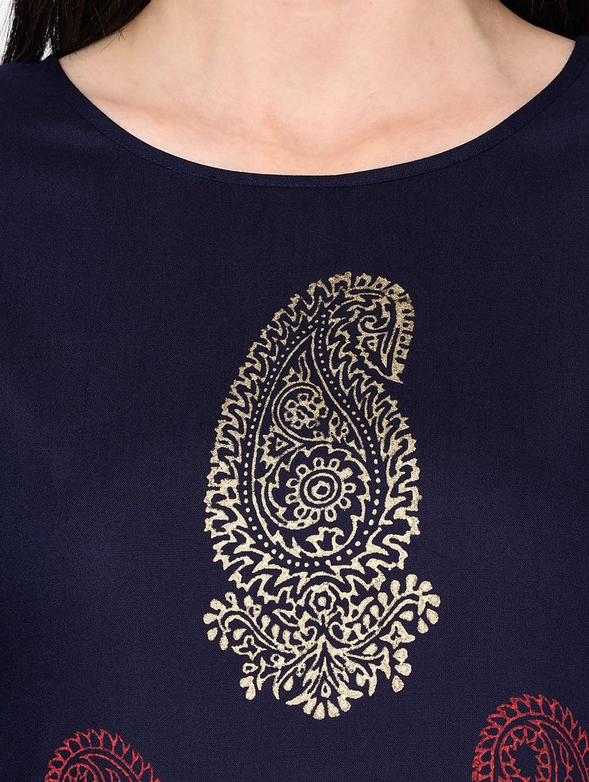 aniyah women printed straight kurta - 18192055 - Zoom Image - 5