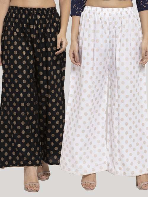 set of 2 printed palazzo - 18212516 - Very Small Image - 1