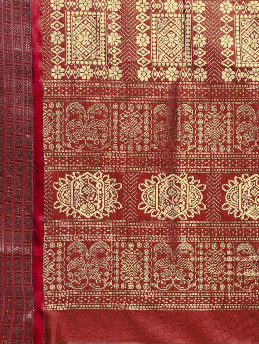 green silk blend banarasi saree with blouse - 18212947 - Standard Image - 4