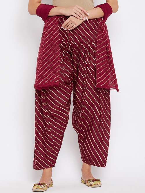 printed salwar dupatta - 18216117 - Very Small Image - 1