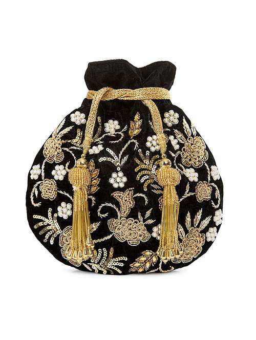 black velvet regular clutch - 18224342 - Very Small Image - 1