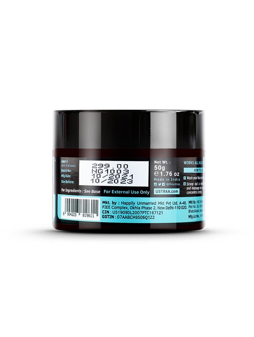 ustraa night cream - de-tan and anti-aging-50g & face wash for oily skin-200g - 18274738 - Standard Image - 4