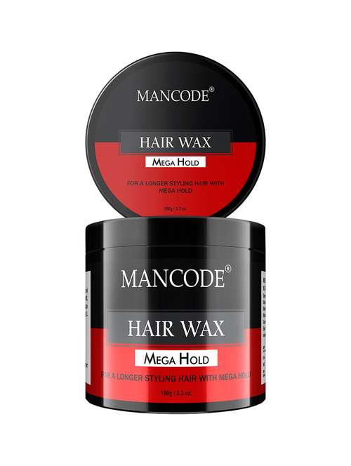 Man Code Hair Wax Mega Hold Long Lasting Mega Hold Glossy Stylish Hair Easy Wash 100 Gm - 18277760 - Very Small Image - 1