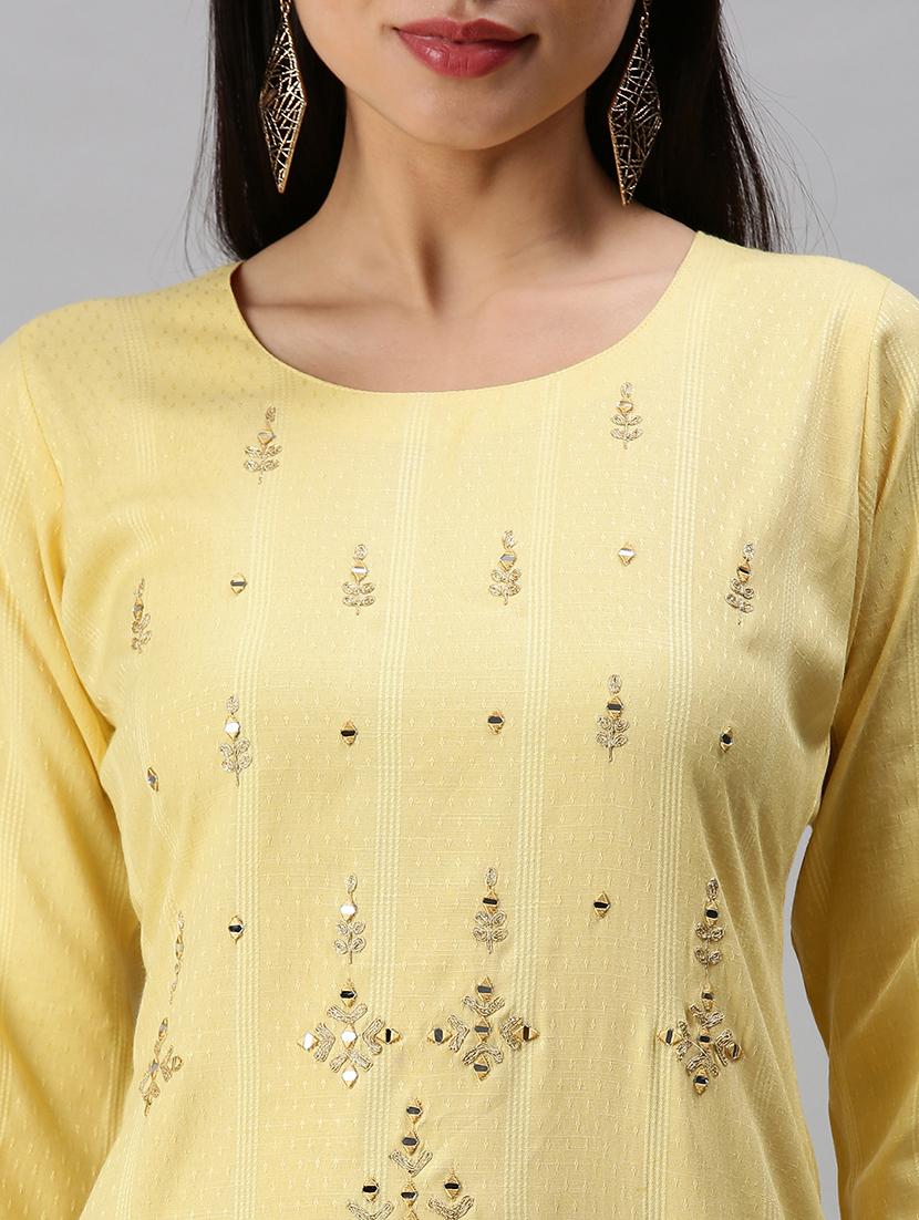 women's straight kurta - 18284983 - Standard Image - 4